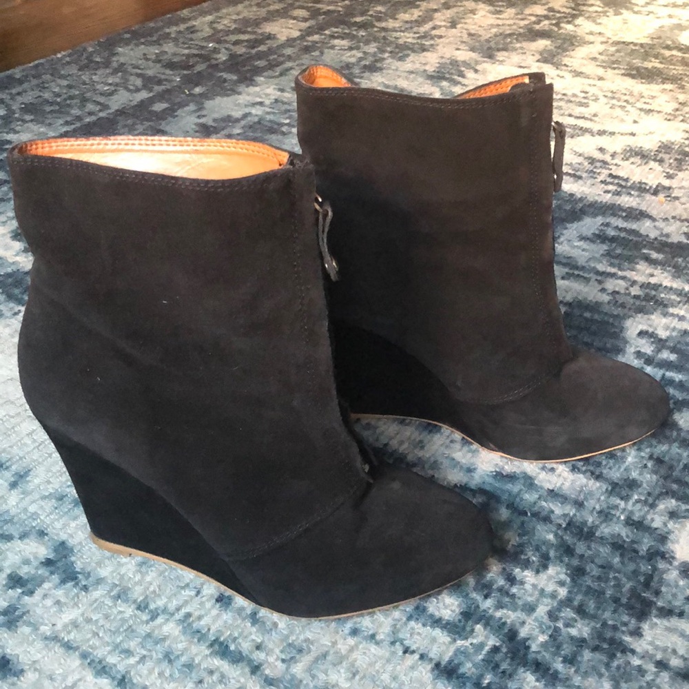 Zara Basic Collection Wedge Bootie - image 1